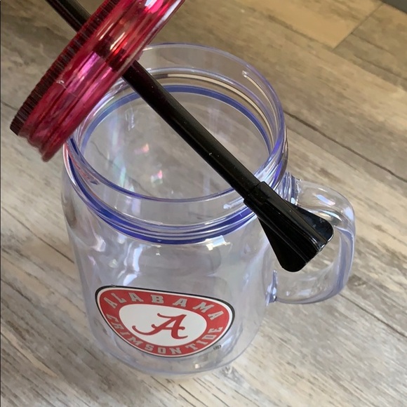 University of Alabama Crimson Tide Insulated Water Cup With Straw - Picture 7 of 7
